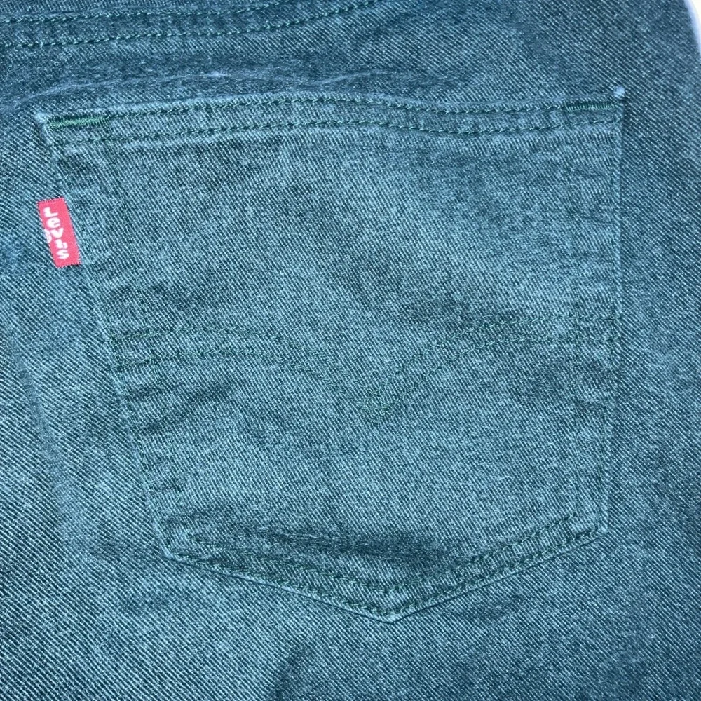 Levi's 511 Slim Jeans Mens 32x30 Dark Green Stretch Denim Pants